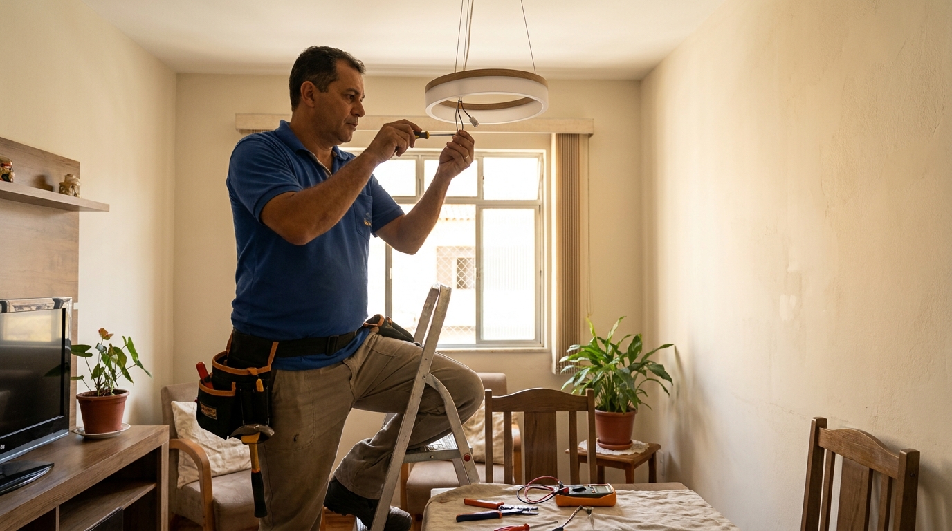 Instalacao de luminarias profissional em Juiz de Fora‑MG