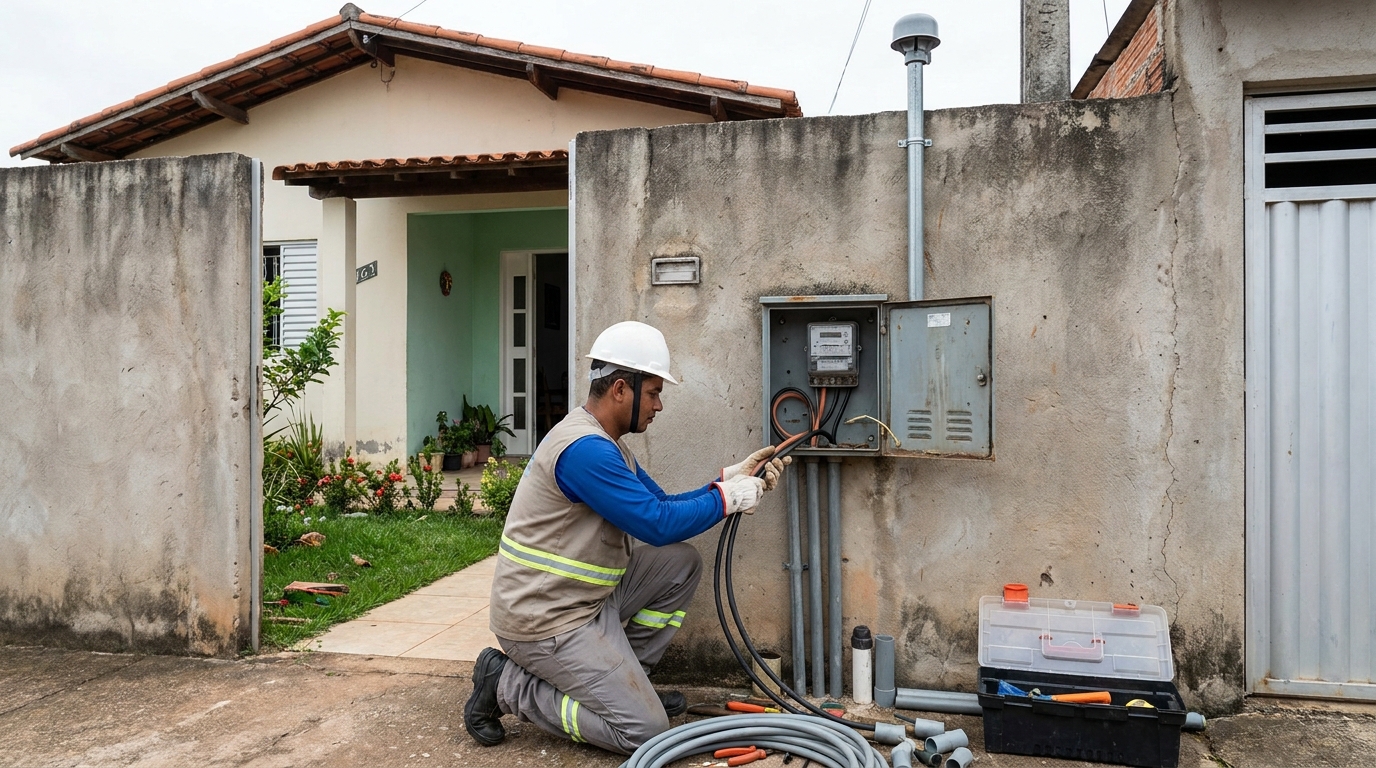Instalacao de padrao de energia em Juiz de Fora‑MG