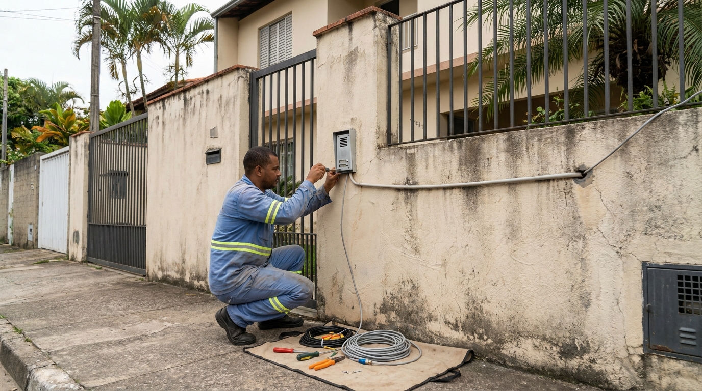 Instalacao de video porteiro em Juiz de Fora‑MG